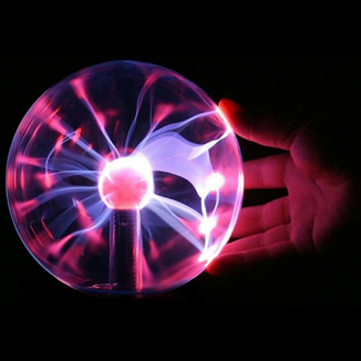 Плазменный шар ночник светильник Plasma Light Magic Flash Ball BIG 5 дюймов, фото №5