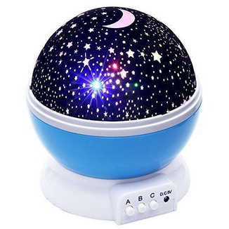Ночник шар проектор звездное небо Star Master Dream QDP01 Blue, фото №2