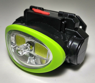 Налобный тактический фонарик с лазером BL-0520 COB, фото №2