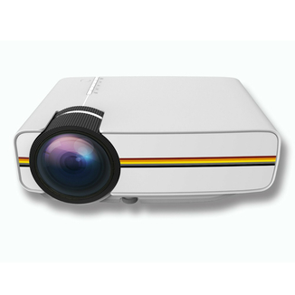 Проектор портативный мультимедийный с динамиком Led Projector LEJIADA YG400, фото №4