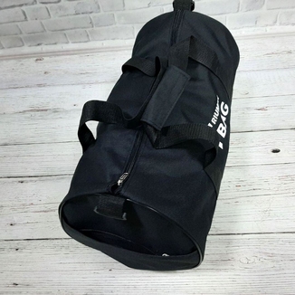 Спортивная сумка бочонок Triumph Bag. Для тренировок, путешествий. Черная, фото №6