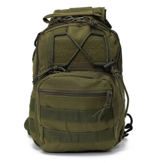 Тактическая сумка-рюкзак, барсетка на одной лямке, хаки. T-Bag 3, фото №3