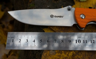 Нож складной Ganzo G723 оранжевый, фото №7