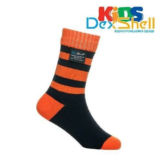 Dexshell Children soсks orange M Носки водонепроницаемые 
для детей оранжевые, фото №2