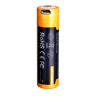 Аккумулятор 18650 Fenix 2600 mAh ARB-L18-2600U micro usb зарядка, фото №6