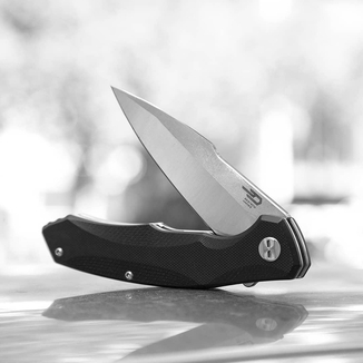 Нож складной Bestech Knife WARWOLF Black BG04A, фото №5