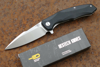 Нож складной Bestech Knife WARWOLF Black BG04A, фото №8