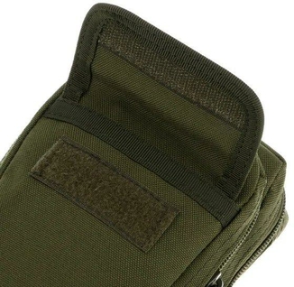 Тактическая универсальная (поясная) сумка - подсумок Mini warrior с системой M.O.L.L.E Olive (103-olive), фото №11