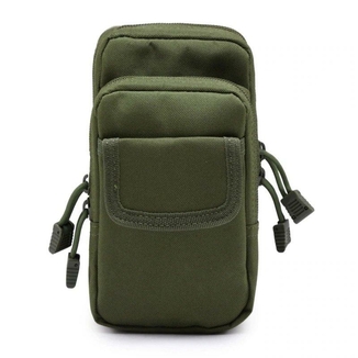 Тактическая универсальная (поясная) сумка - подсумок Mini warrior с системой M.O.L.L.E Olive (103-olive), фото №7