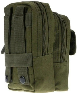 Тактическая универсальная (поясная) сумка - подсумок Mini warrior с системой M.O.L.L.E Olive (103-olive), фото №10