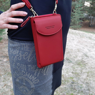 Женский кошелек-клатч, сумочка Baellerry Forever. Красный, фото №9