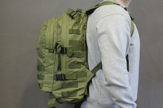 Тактический (военный) рюкзак Raid с системой M.O.L.L.E Coyote (601-olive), фото №8