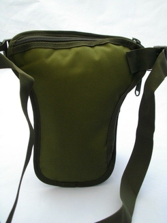 Тактическая (поясная) наплечная сумка с отделением под пистолет Olive, фото №3
