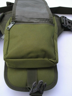 Taktyczna (talia) torba na ramię z kieszenią pod broń Olive, numer zdjęcia 4