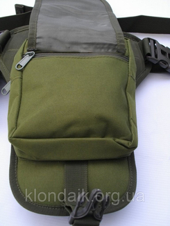 Тактическая (поясная) наплечная сумка с отделением под пистолет Multicam, фото №4