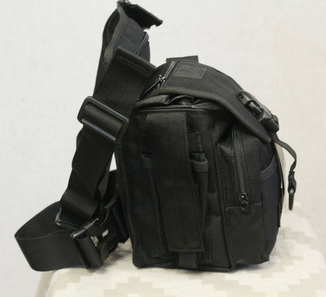 Тактическая универсальная (набедренная) сумка Swat Black (с307), фото №7