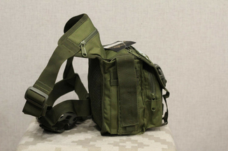 Тактическая универсальная (набедренная) сумка SWAT Olive (с307), фото №7