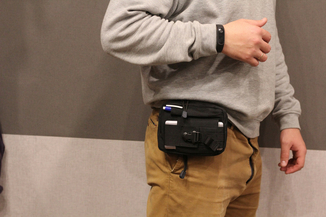 Тактическая универсальная (поясная) сумка - подсумок Mini warrior с системой M.O.L.L.E Olive (001-black), фото №11