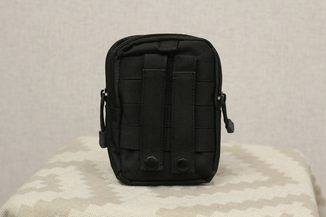 Тактическая универсальная (поясная) сумка - подсумок Mini warrior с системой M.O.L.L.E Olive (001-black), photo number 7