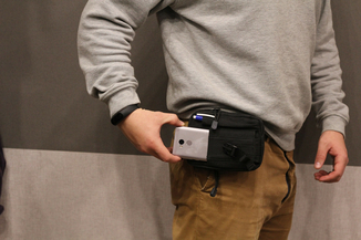 Тактическая универсальная (поясная) сумка - подсумок Mini warrior с системой M.O.L.L.E Olive (001-black), numer zdjęcia 10