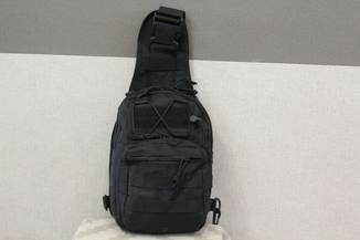 Тактическая - штурмовая универсальная сумка на 6-7 литров с системой M.O.L.L.E Black (095 черная), фото №9