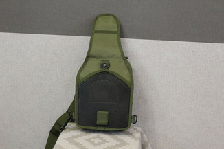 Тактическая - штурмовая универсальная сумка на 6-7 литров с системой M.O.L.L.E  (095 олива), фото №9