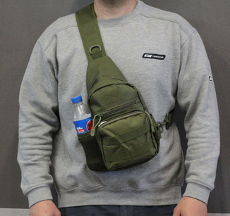 Тактическая, штурмовая, военная, универсальная, городская сумка на 5-6 литров с системой M.O.L.L.E  s4 (олива), photo number 5