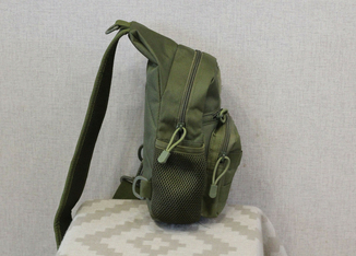 Тактическая, штурмовая, военная, универсальная, городская сумка на 5-6 литров с системой M.O.L.L.E  s4 (олива), фото №9