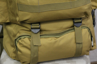 Тактический (туристический) рюкзак  на 70 литров Coyote ( ta70-coyote), numer zdjęcia 3