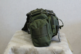Тактическая универсальная (поясная, наплечная) сумка Silver Knight с системой M.O.L.L.E (105-olive), фото №5
