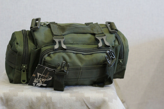 Тактическая универсальная (поясная, наплечная) сумка Silver Knight с системой M.O.L.L.E (105-olive), фото №7