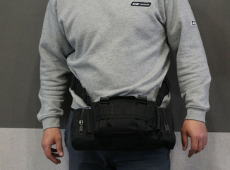 Тактическая универсальная (поясная, наплечная) сумка с системой M.O.L.L.E Black (104 черная), photo number 11