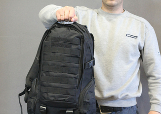 Тактический (городской, штурмовой) рюкзак Oxford 600D с системой M.O.L.L.E на 25-35 литров (ta30-black), numer zdjęcia 6
