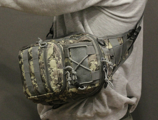 Тактическая - штурмовая универсальная сумка на 6-7 литров с системой M.O.L.L.E Pixel (095-pixel), numer zdjęcia 3