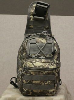 Тактическая - штурмовая универсальная сумка на 6-7 литров с системой M.O.L.L.E Pixel (095-pixel), фото №10