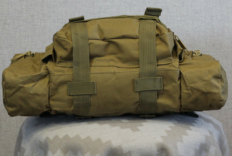 Тактическая универсальная (поясная, наплечная) сумка с системой M.O.L.L.E Coyote (104-coyote), фото №4