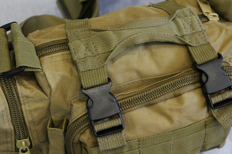 Тактическая универсальная (поясная, наплечная) сумка с системой M.O.L.L.E Coyote (104-coyote), фото №10