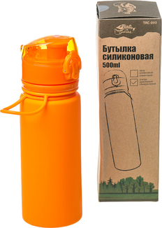 Бутылка силикон 500 мл оранжевый Tramp TRC-093-orange, фото №2