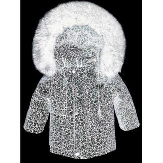 Зимова куртка Krosh з світловідбиваючої рефлективної тканини 74 зріст 105974, фото №3