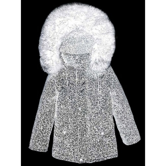 Зимова куртка Stars з світловідбиваючої рефлективної тканини 104 зріст 1060104, numer zdjęcia 3