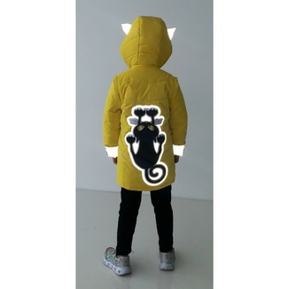 Дитяча куртка жилетка з світловідбиваючими елементами Nyusya жовта 104 ріст 1061b104, numer zdjęcia 9