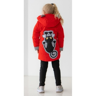 Дитяча куртка жилетка з світловідбиваючими елементами Nyusya червона 104 ріст 1061a104, photo number 4