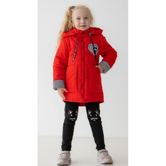 Дитяча куртка жилетка з світловідбиваючими елементами Nyusya червона 110 ріст 1061a110, фото №3
