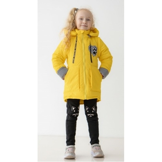 Дитяча куртка жилетка з світловідбиваючими елементами Nyusya жовта 110 ріст 1061b110, numer zdjęcia 2