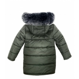 Куртка зимова дитяча Best Boss хакі ріст 122 см 1073a122, фото №3