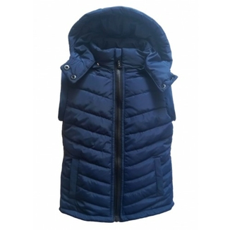Дитяча куртка жилетка Teddy Jacket синя 128 ріст 1075a128, фото №4