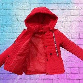 Дитяча куртка жилетка Naomi червона 146 ріст 1002e146, фото №4