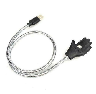 Металлический кабель  ладонь Palms Cable micro Usb, photo number 3