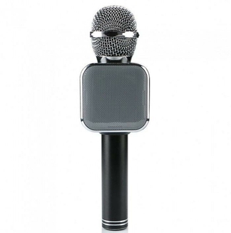 Беспроводной микрофон караоке с динамиком 1818, black, фото №4