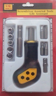 Отвертка с насадками Screwdriver assorted tools life assistant, фото №3